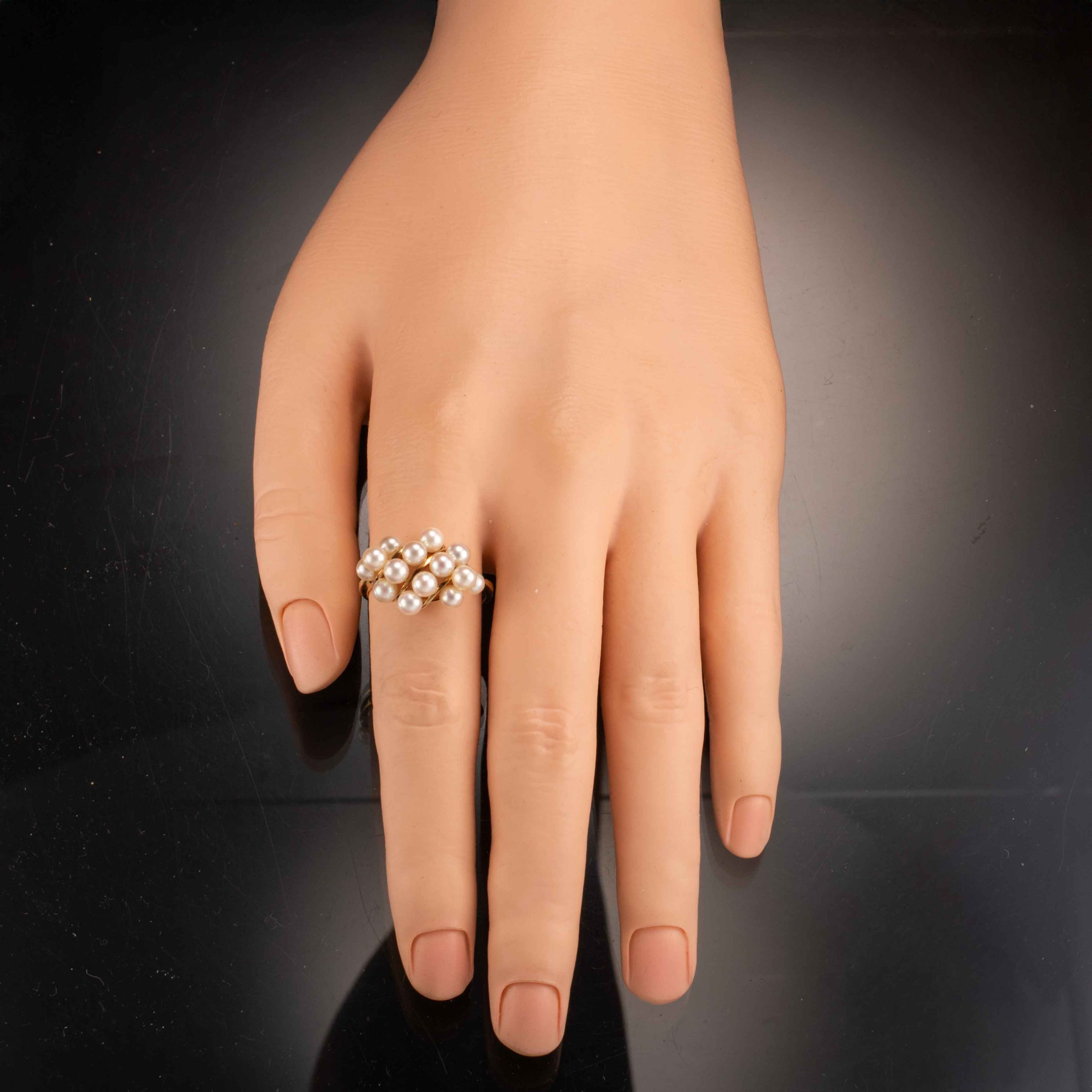 Perlering, gult gull - Bilde 5