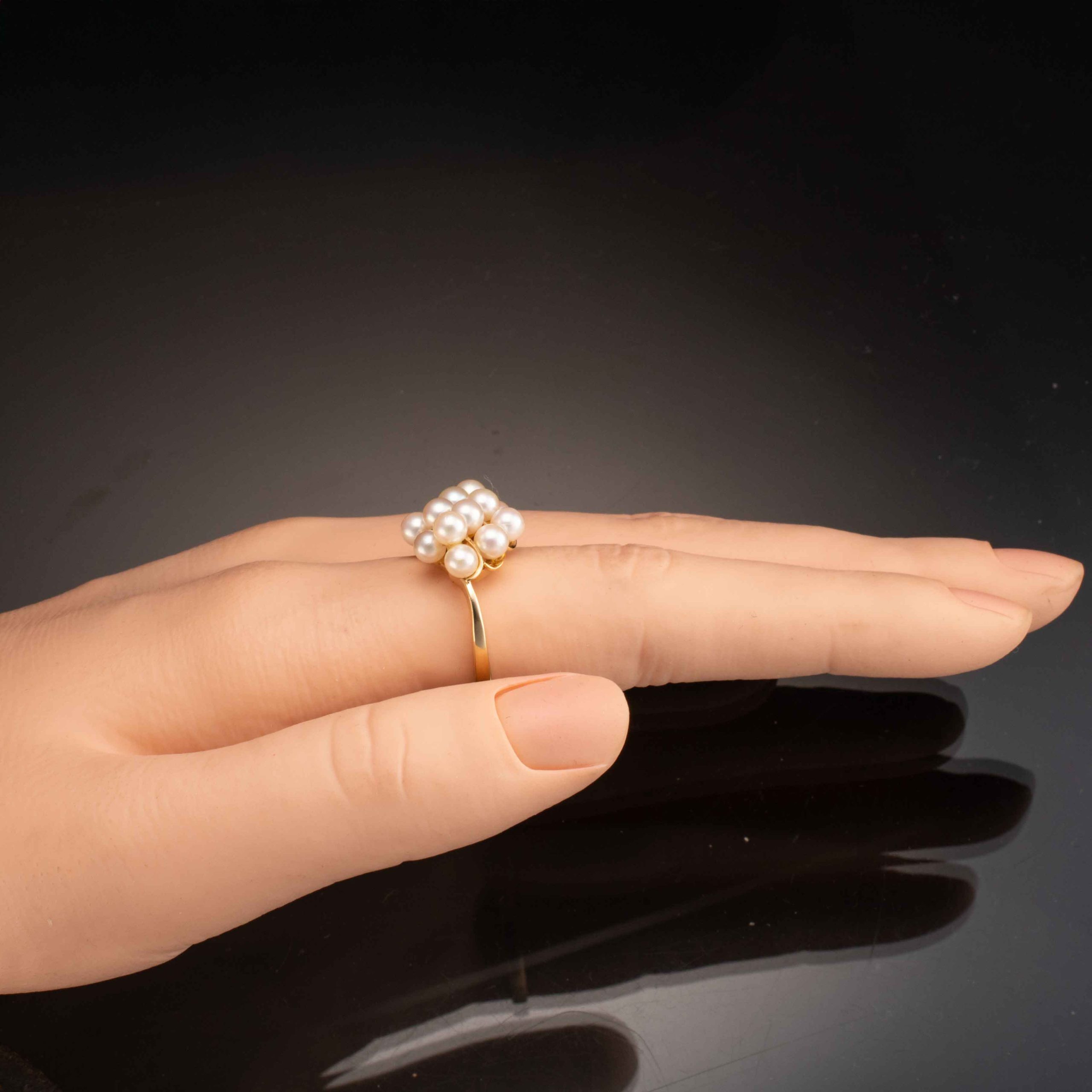 Perlering, gult gull - Bilde 6