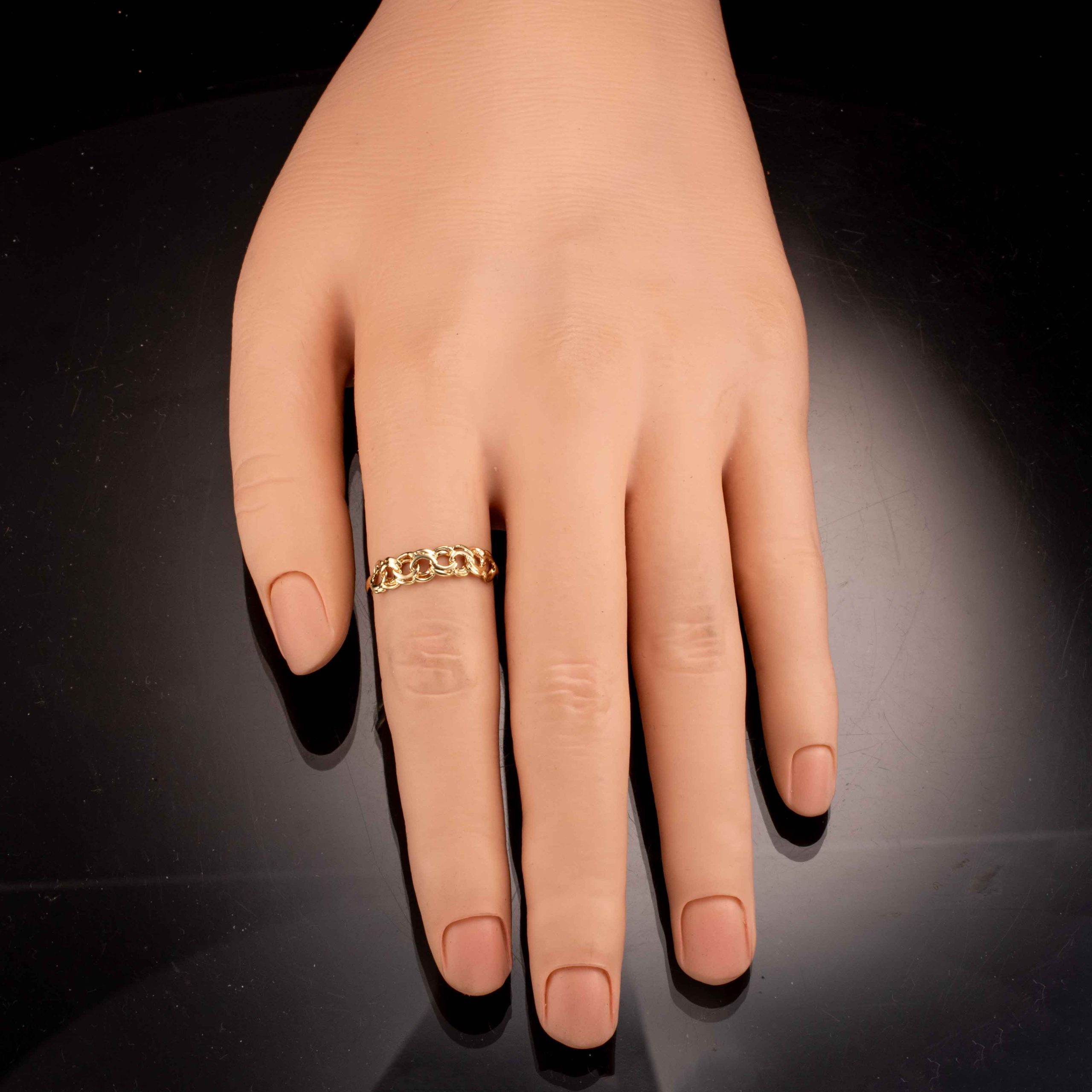 Bismarck ring, gult gull - Bilde 4