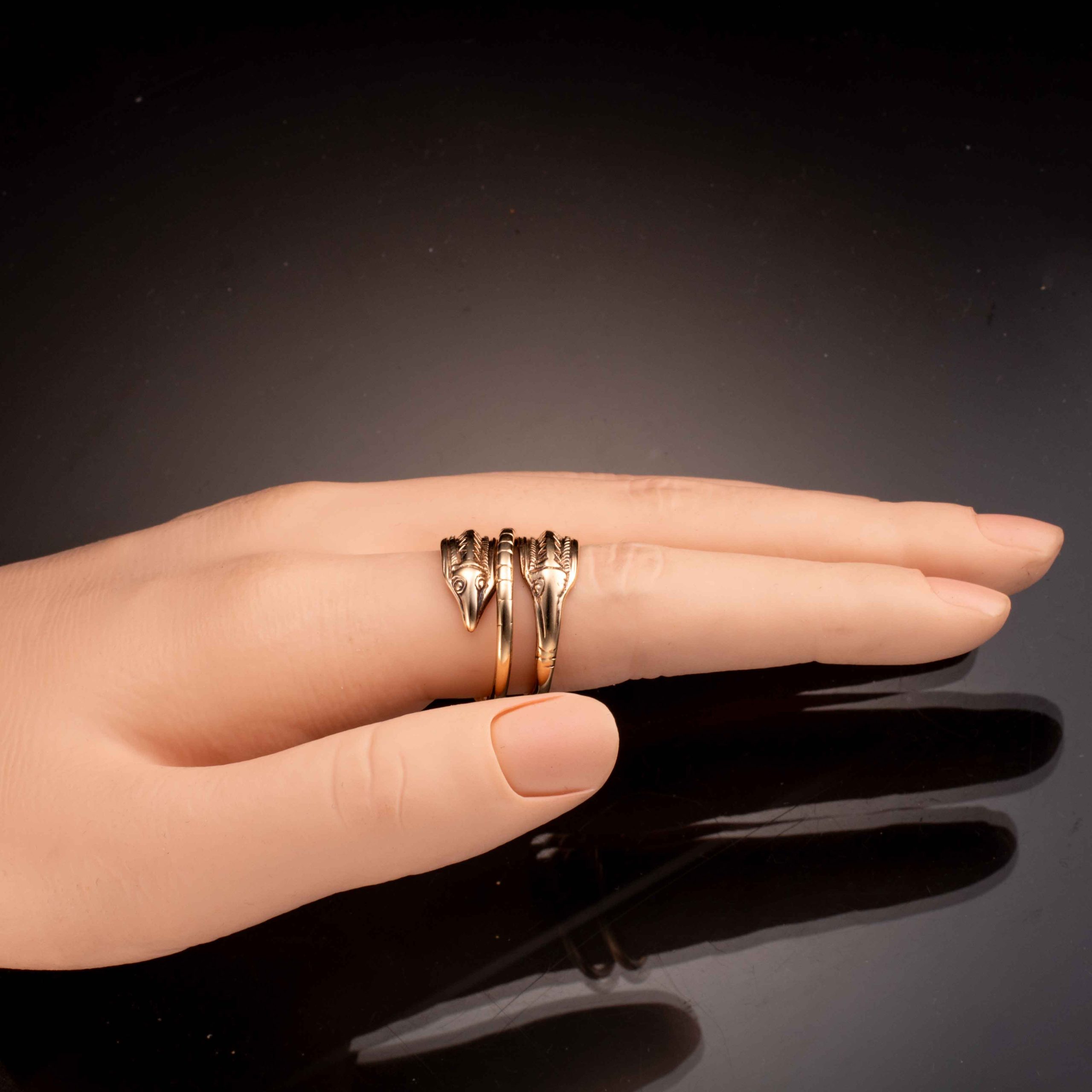 Himlingøje ring, gult gull - Bilde 6