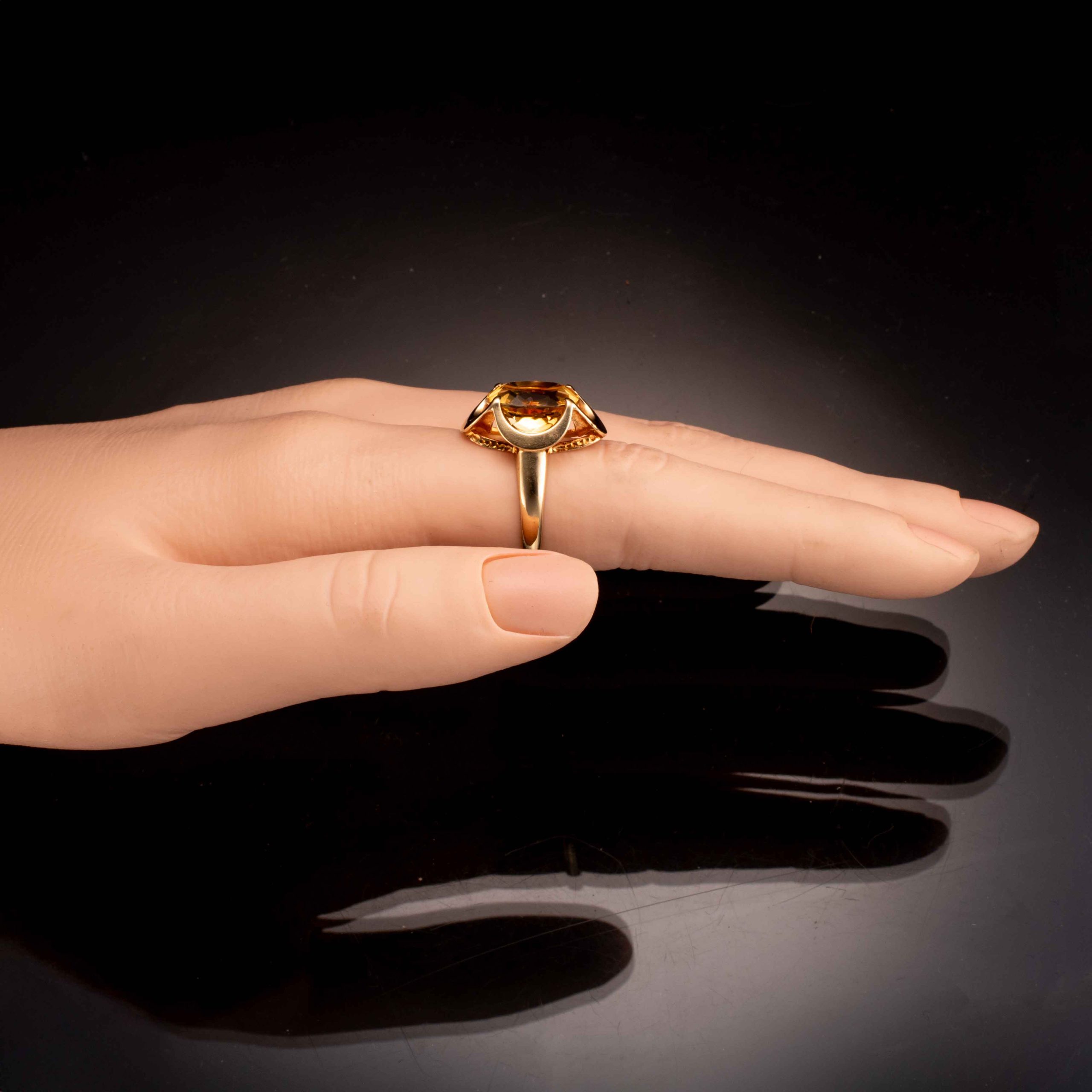Citrinring, gult gull - Bilde 6