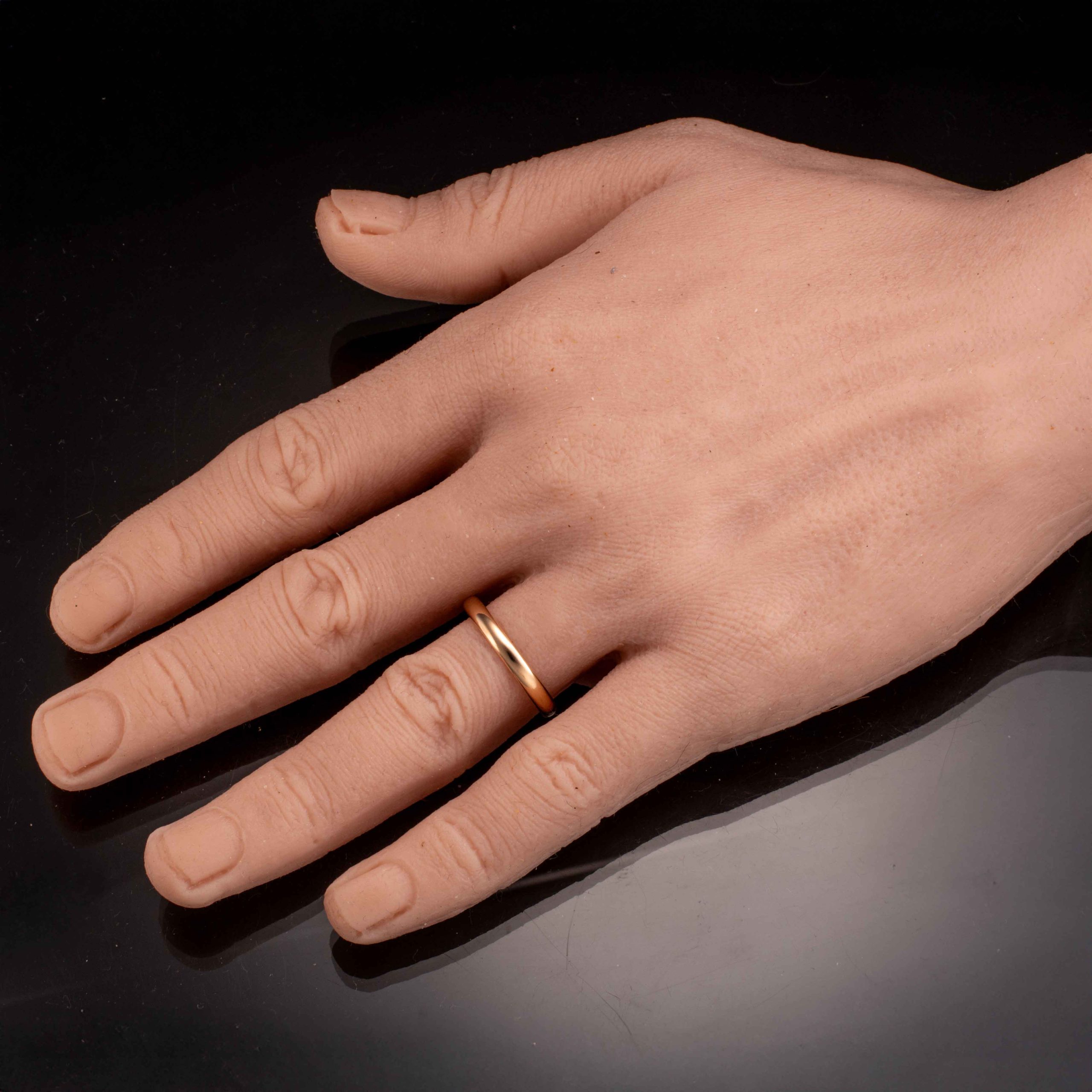 Giftering 2,98 mm, gult gull - Bilde 2