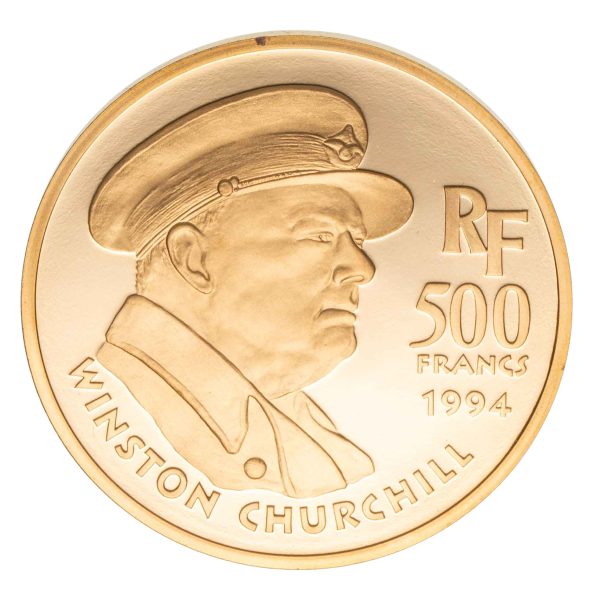 Frankrike, 500 francs, 1994, gull