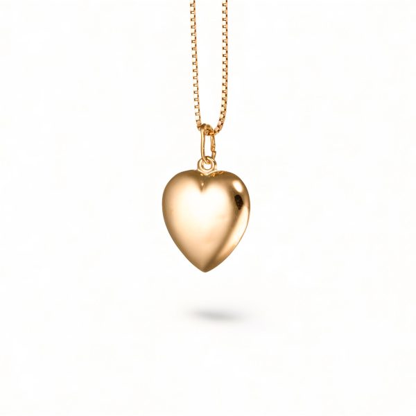 Hjerteanheng, gult gull