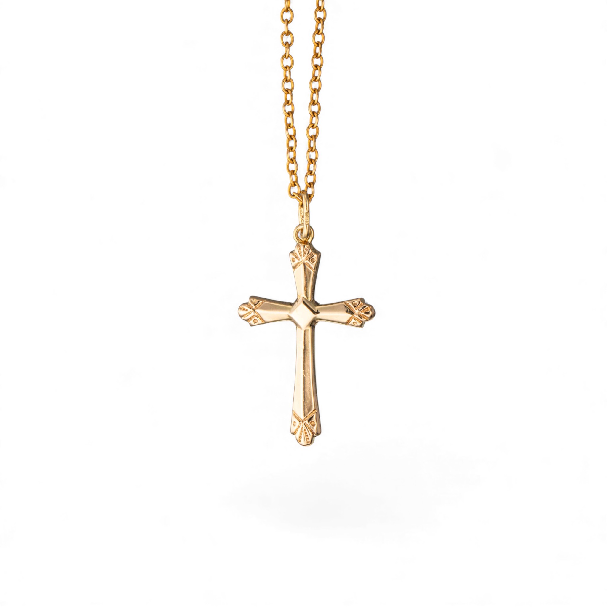 Korsanheng, gult gull