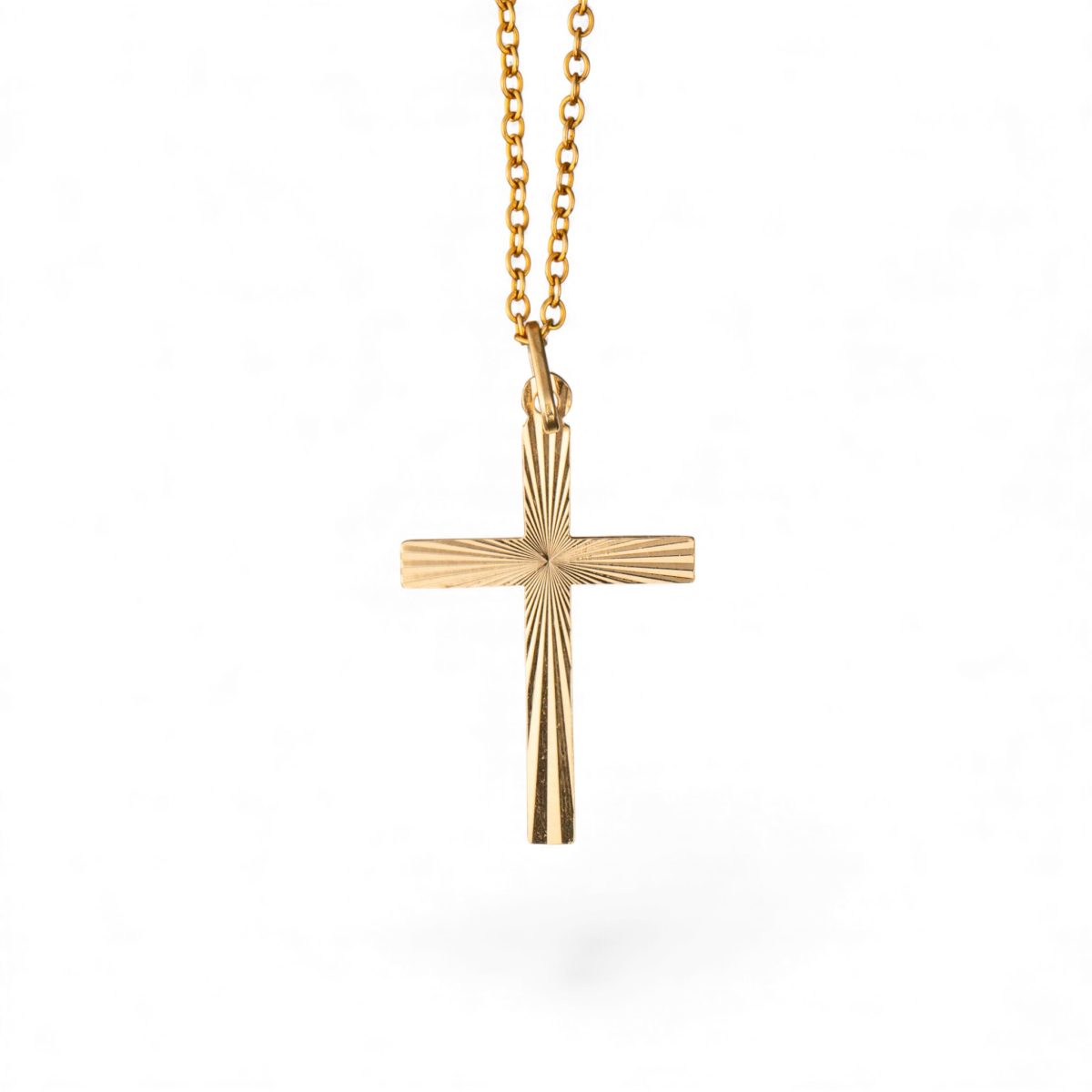 Korsanheng, gult gull