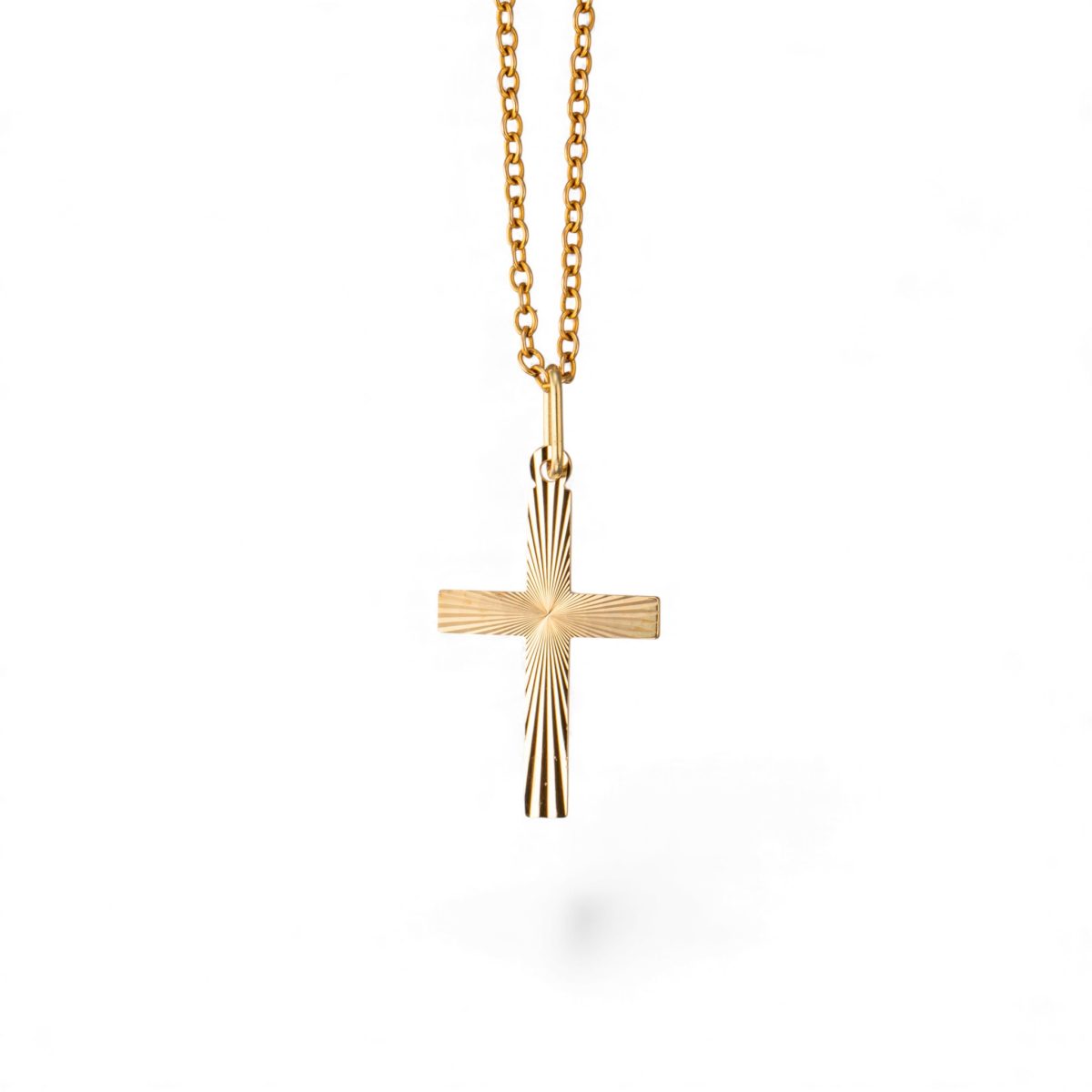 Korsanheng, gult gull