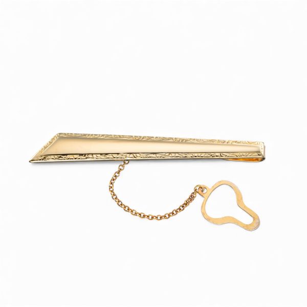 Slipsnål, gult gull