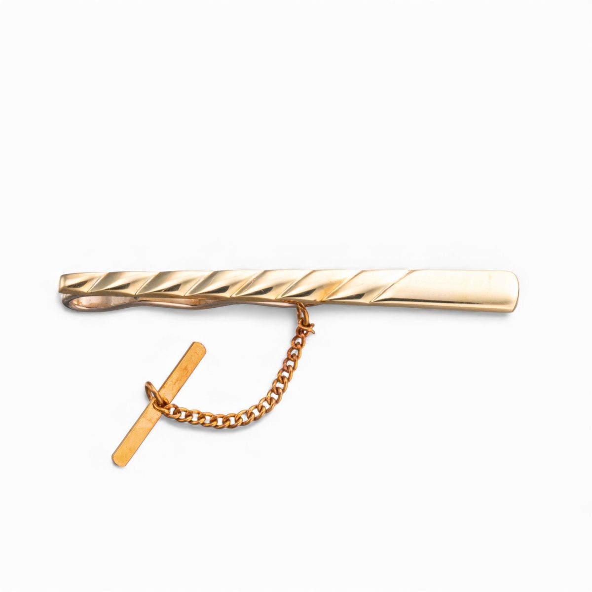 Slipsnål, gult gull