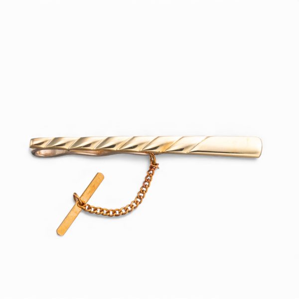 Slipsnål, gult gull