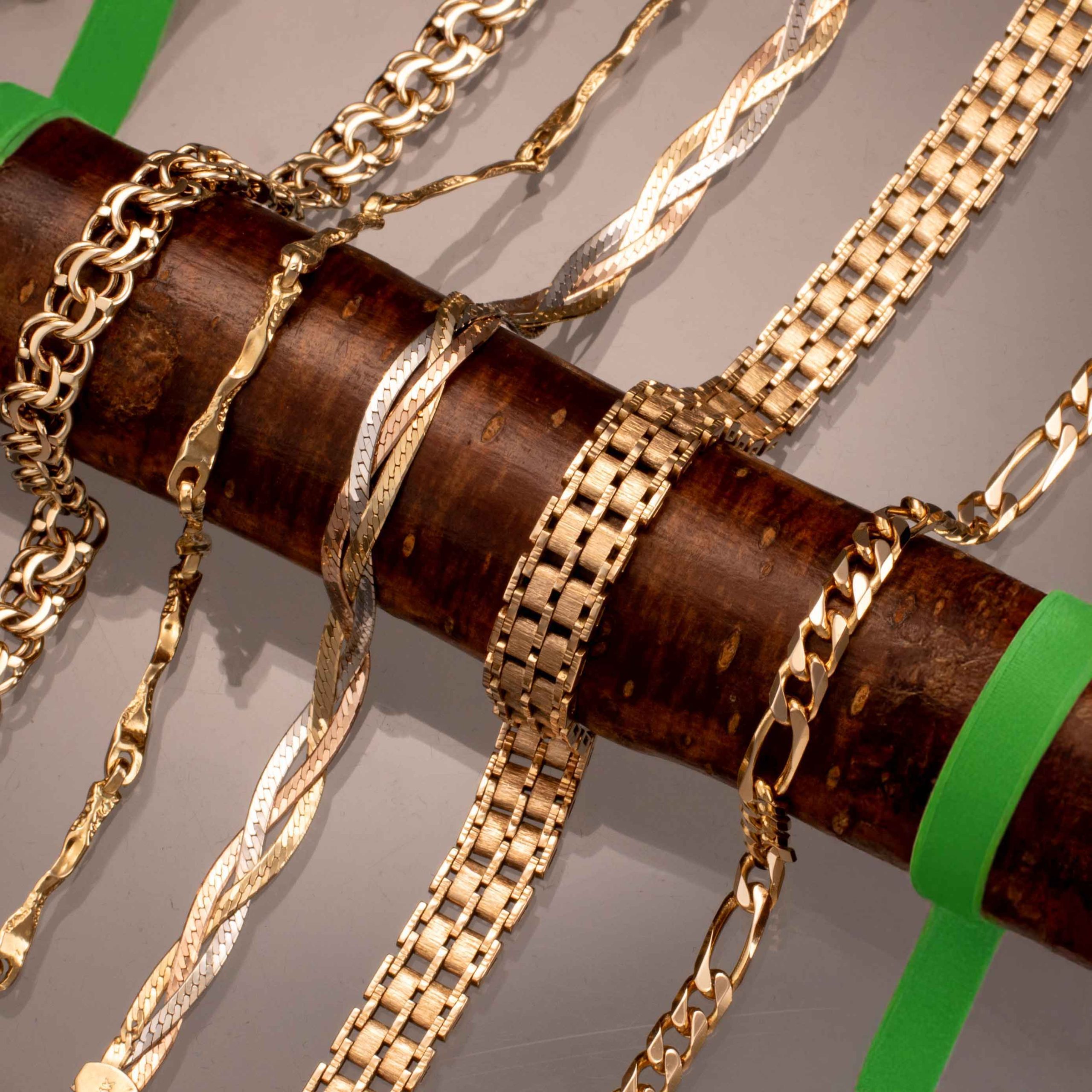 Armlenke 18,5 cm, gult gull - Bilde 4