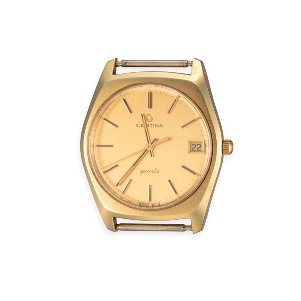 Certina armbåndsur, forgylt stål