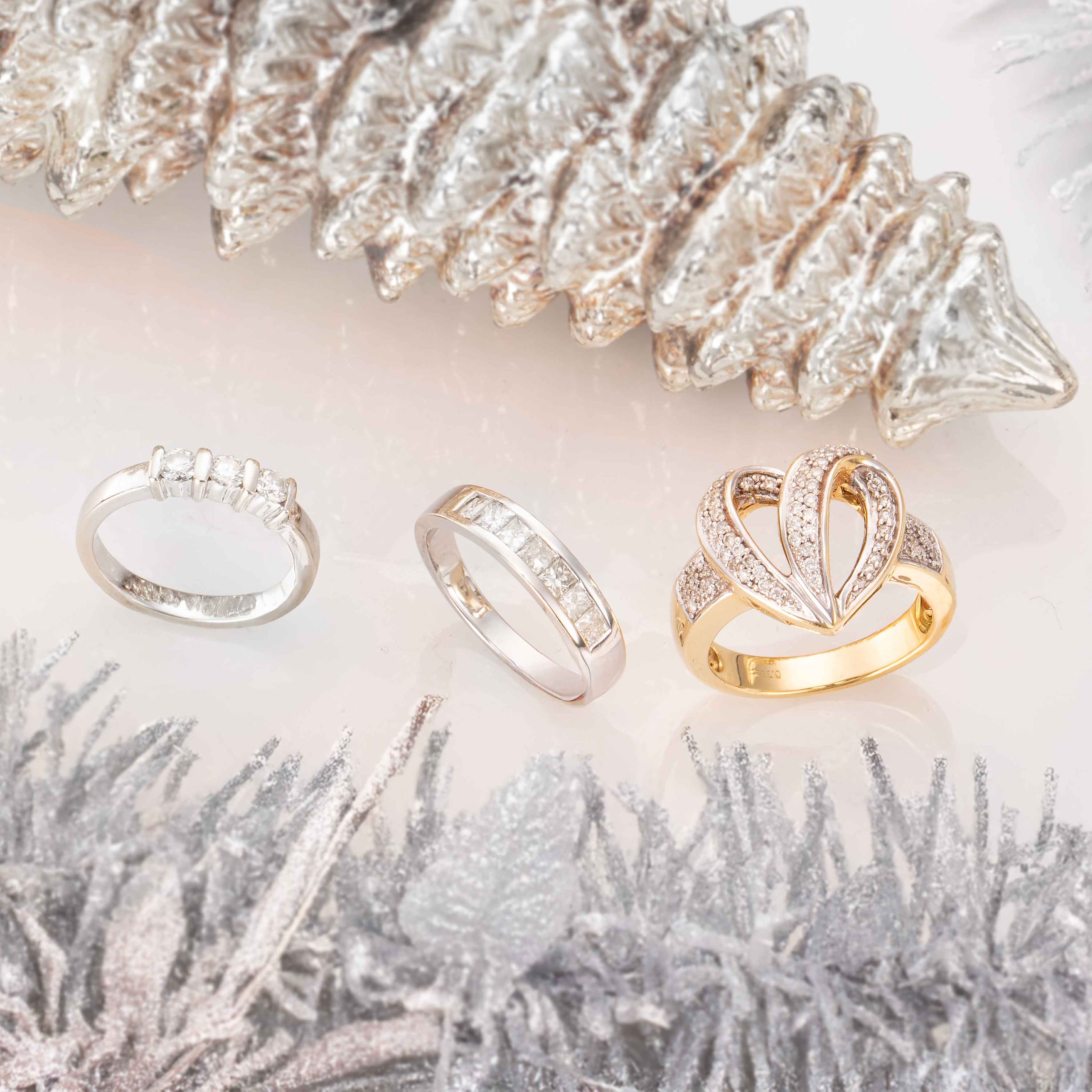 Diamantring (1,26 ct.), hvitt gull - Bilde 8