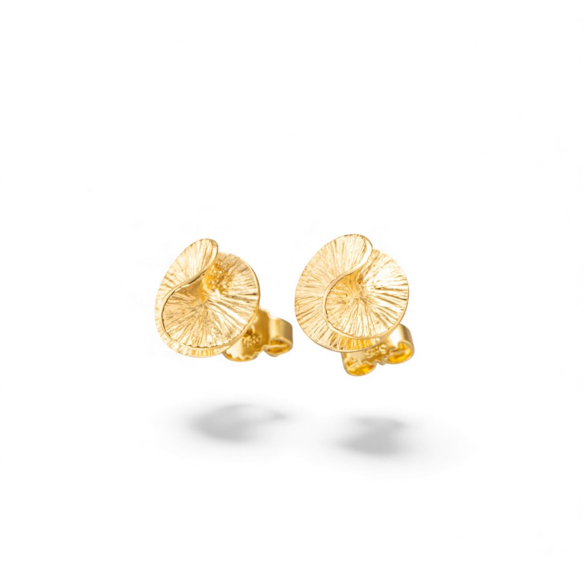 Øredobber, gult gull