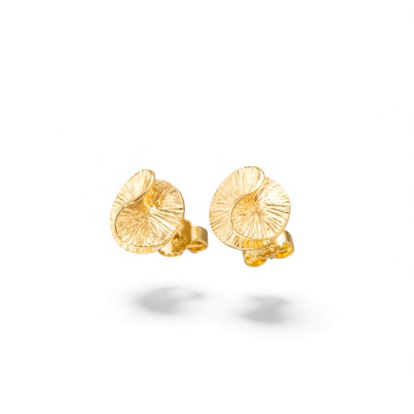 Øredobber, gult gull