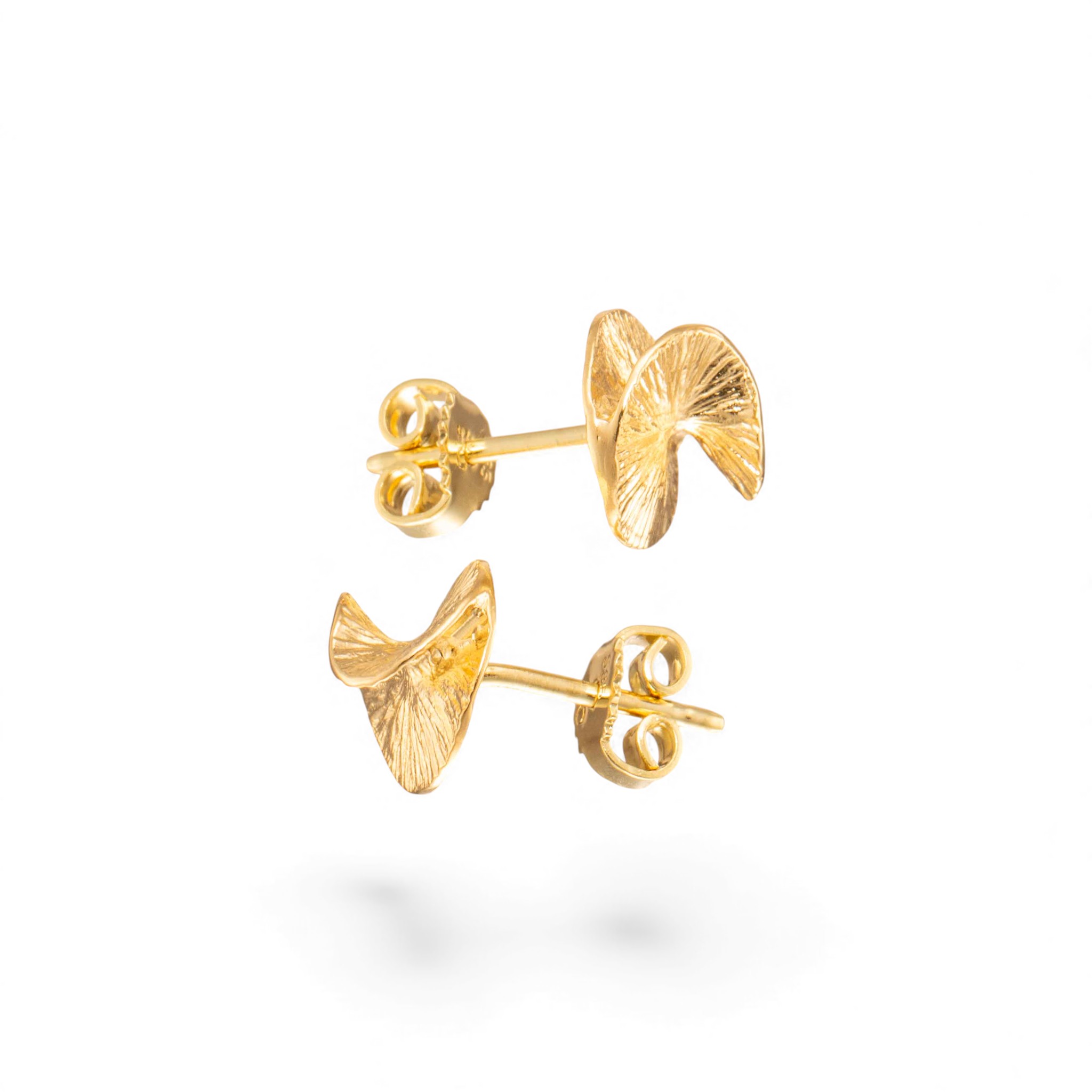 Øredobber, gult gull - Bilde 3