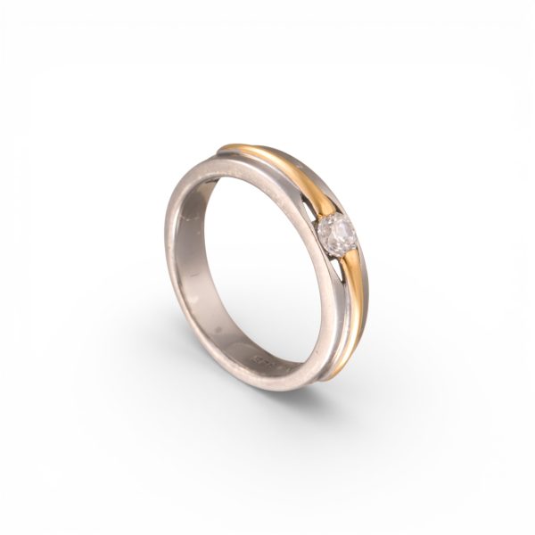 Ring, sterling sølv, zirkonia