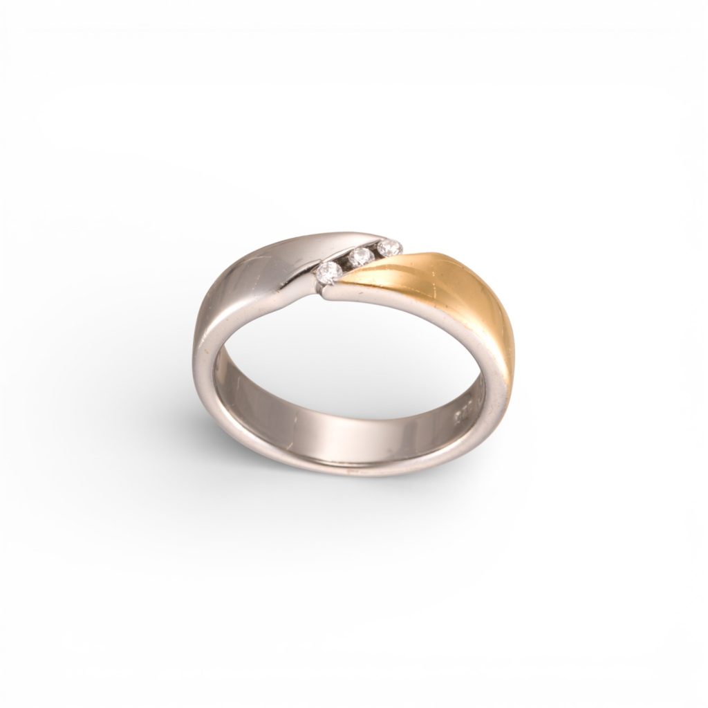 Ring, sterling sølv, zirkonia