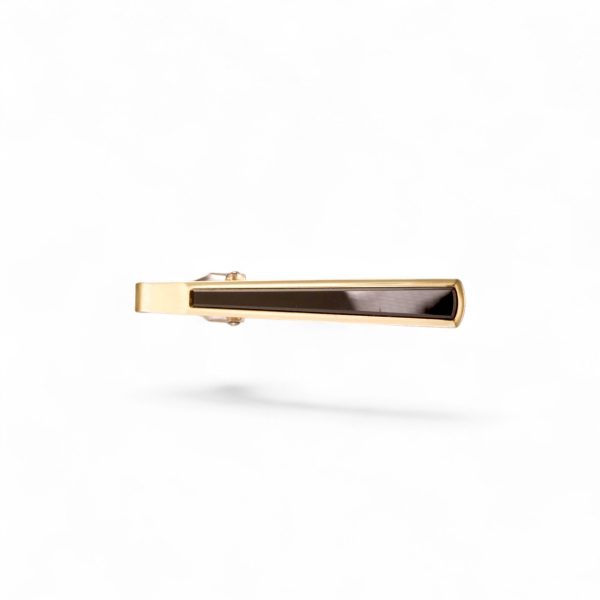 Slipsklype, sølv, onyx