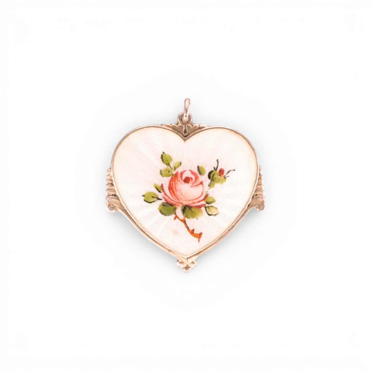 Emalje anheng, sterling sølv