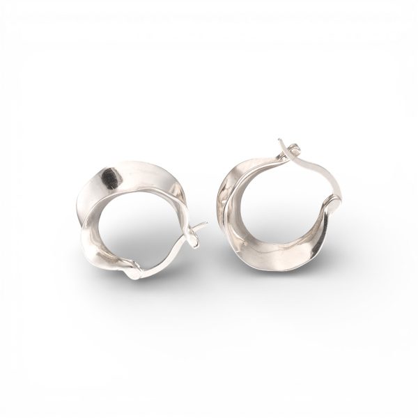 Øreringer, sterling sølv