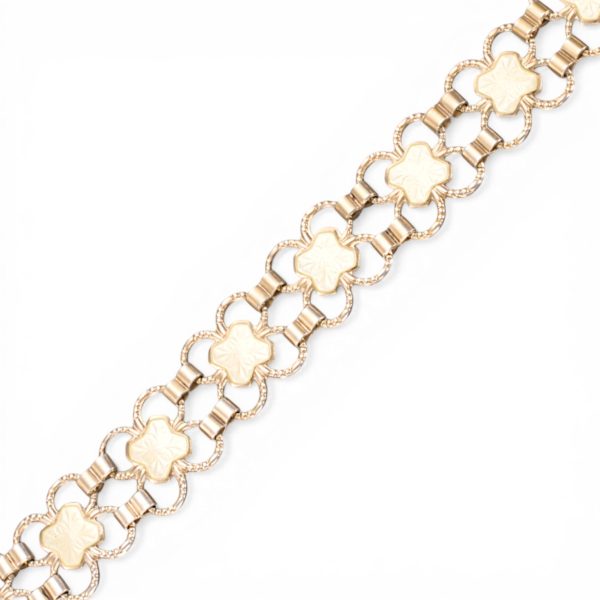 Emalje armbånd, sterling sølv