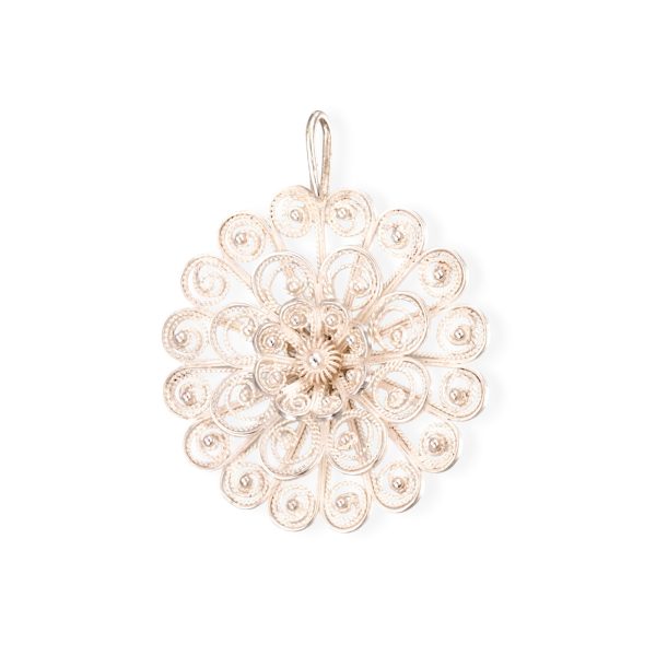 Filigran anheng, sølv