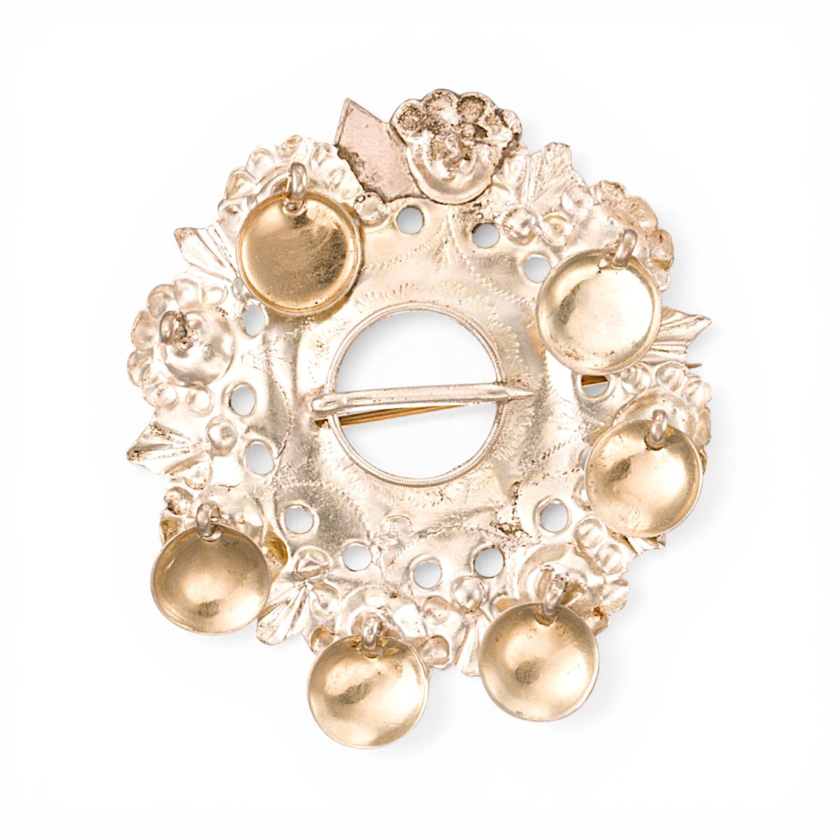 Antikk sølje, forgylt sølv