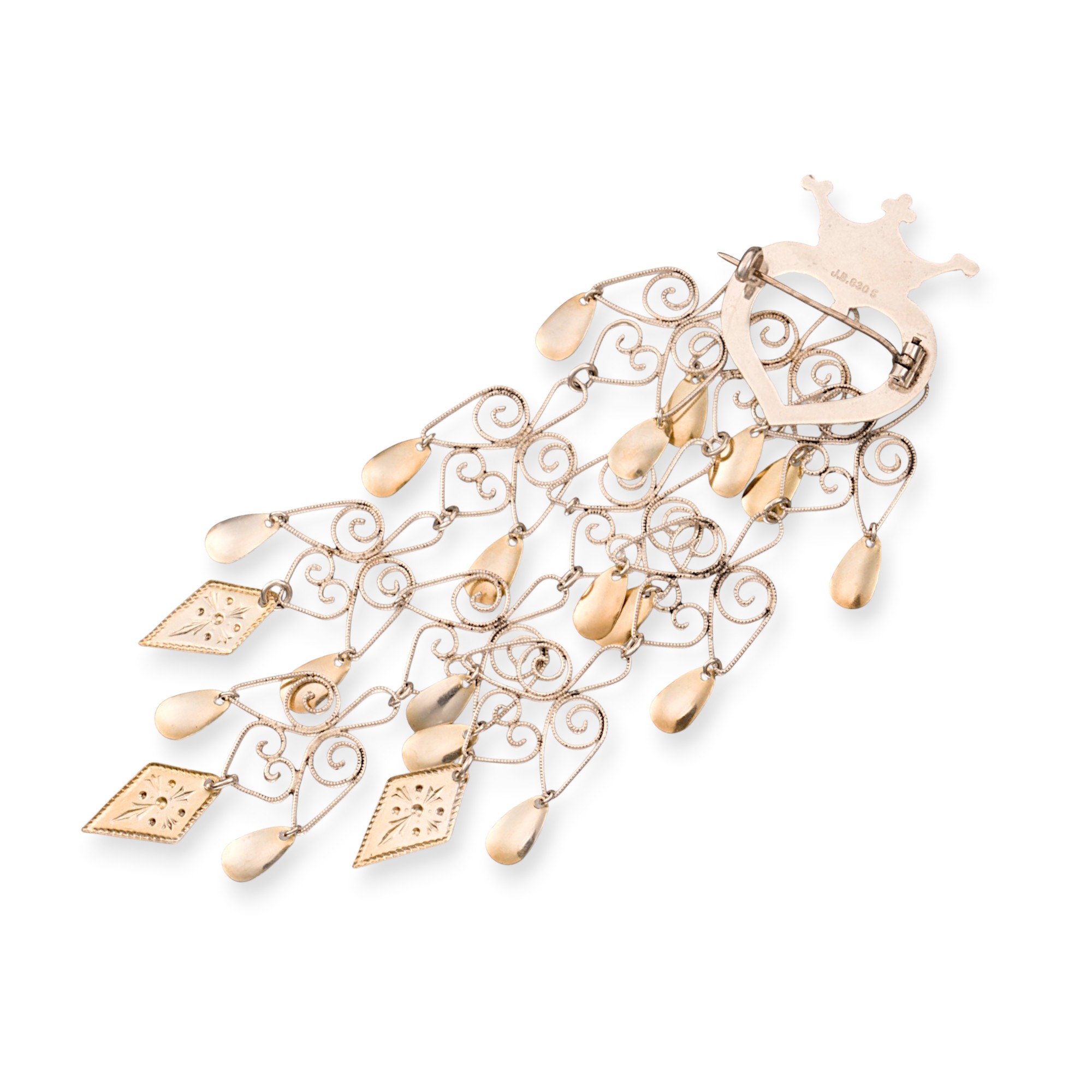 Hjertesølje, sølv - Bilde 2