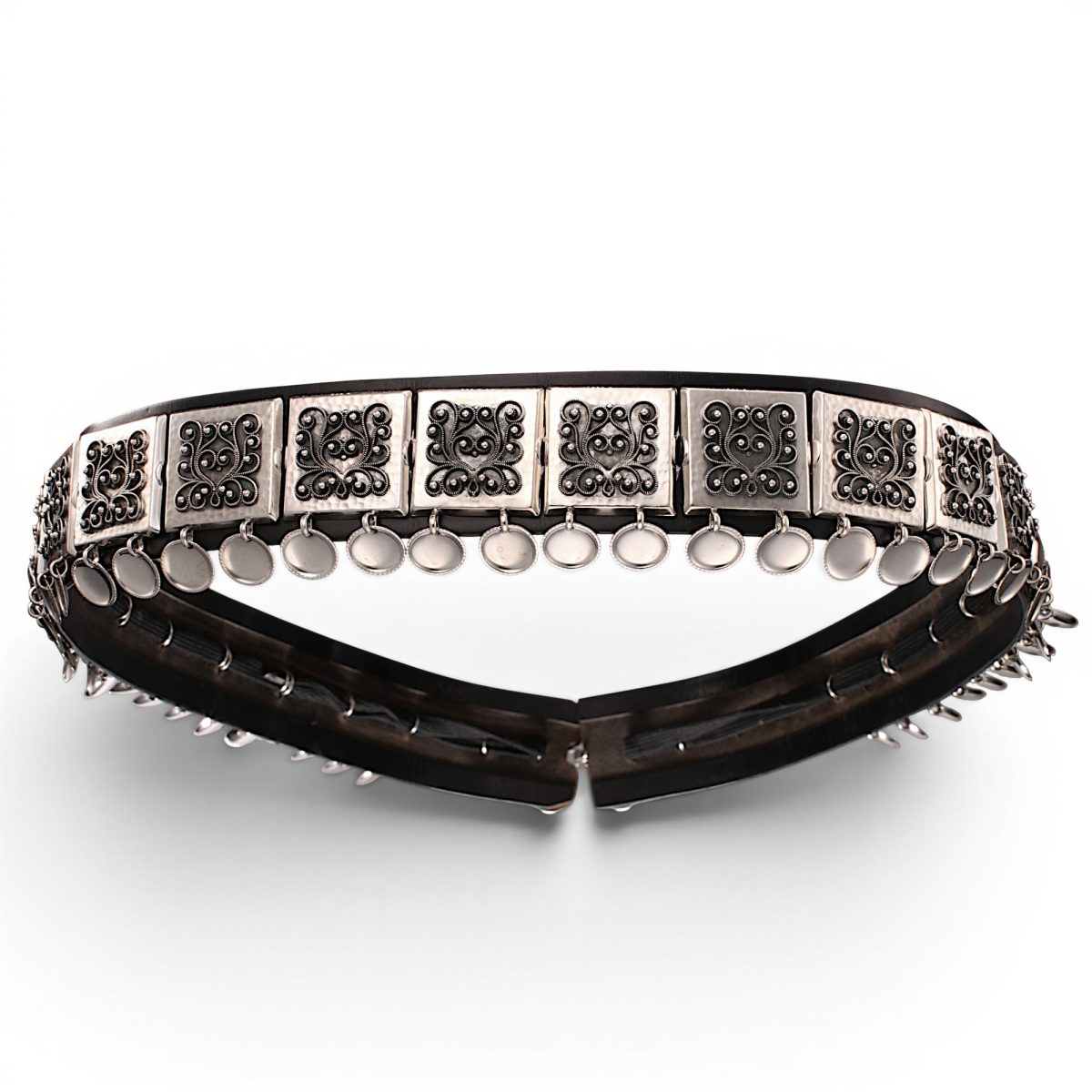 Rogaland bunadsbelte, sølv