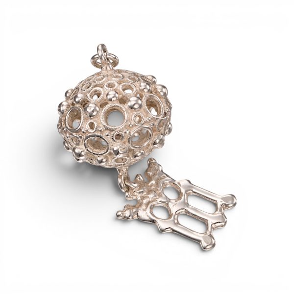 Komsekule, sterling sølv