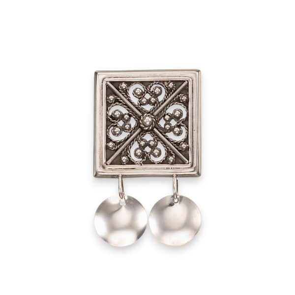 Hulda beltestøl, sterling sølv