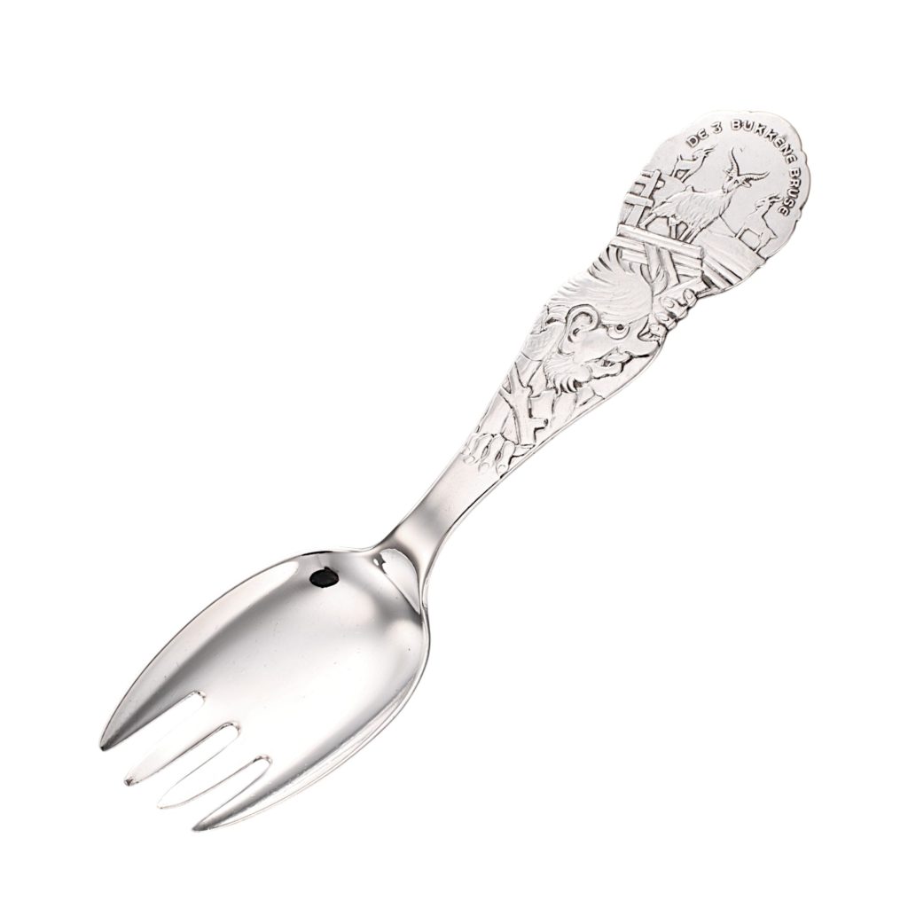 De 3 bukkene bruse barnegaffel  13,5 cm