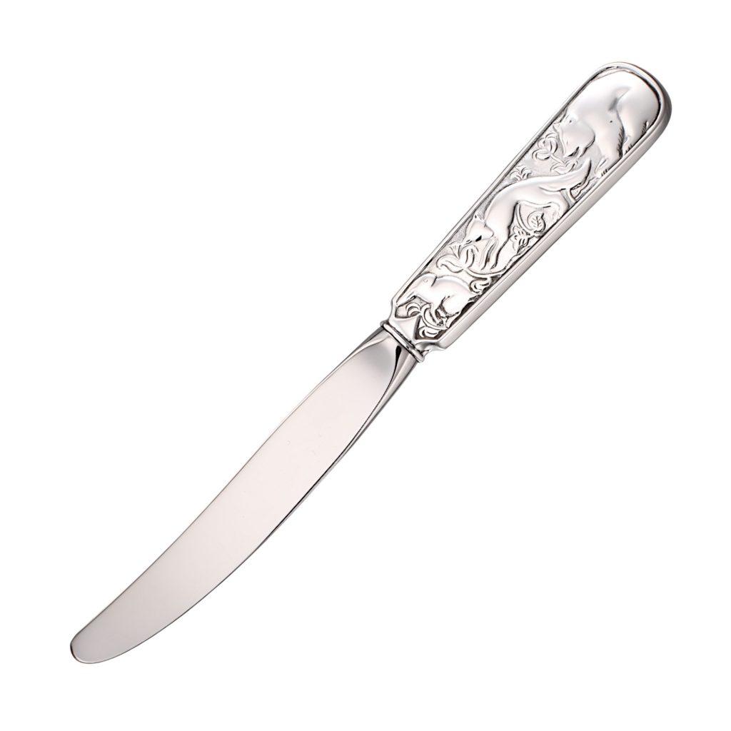 Bjørn, rev og hare barnekniv 17 cm