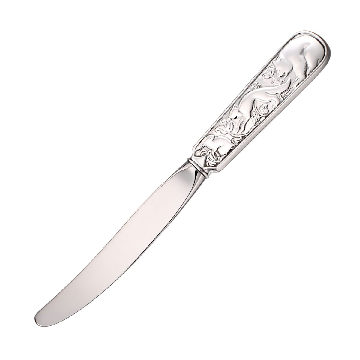 Bjørn, rev og hare barnekniv 17 cm