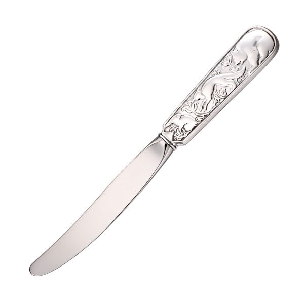 Bjørn, rev og hare barnekniv 17 cm