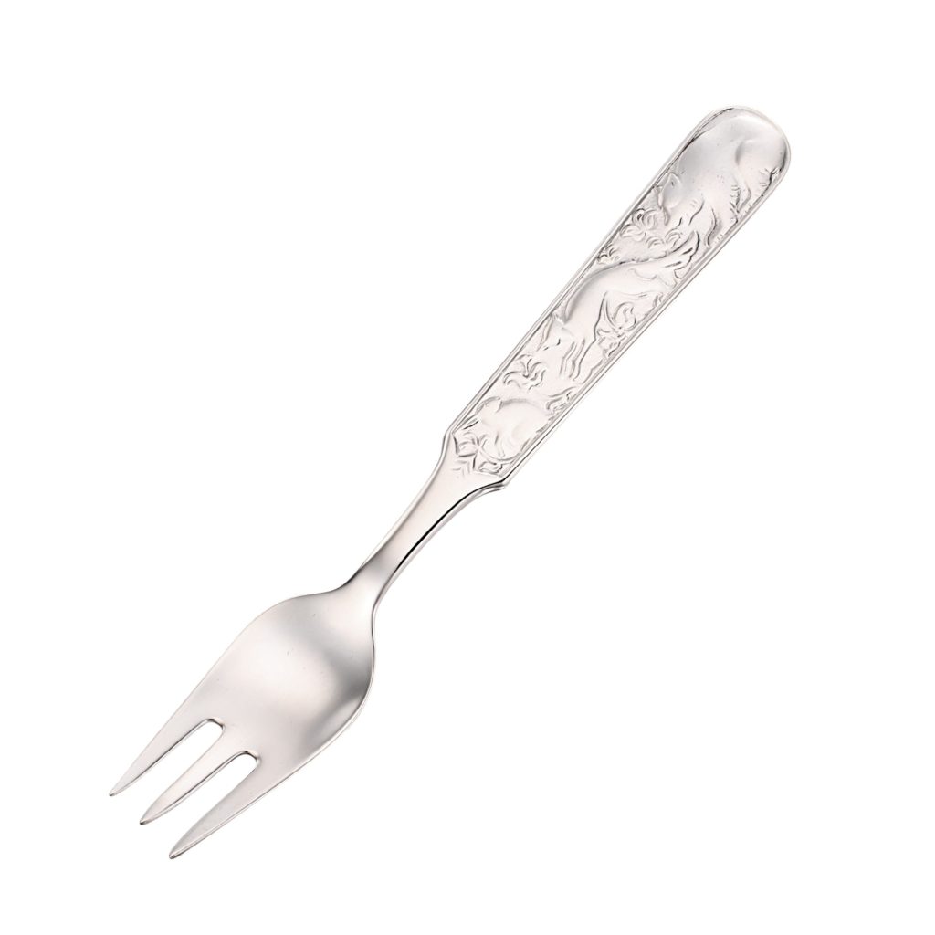 Bjørn, rev og hare barnegaffel 13 cm