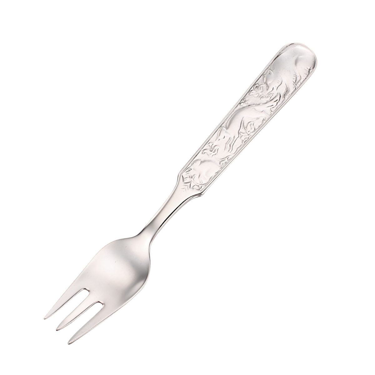 Bjørn, rev og hare barnegaffel 13 cm