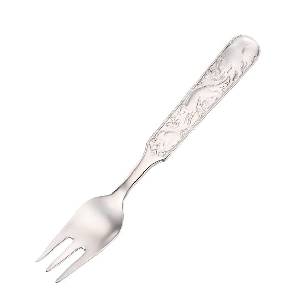 Bjørn, rev og hare barnegaffel 13 cm