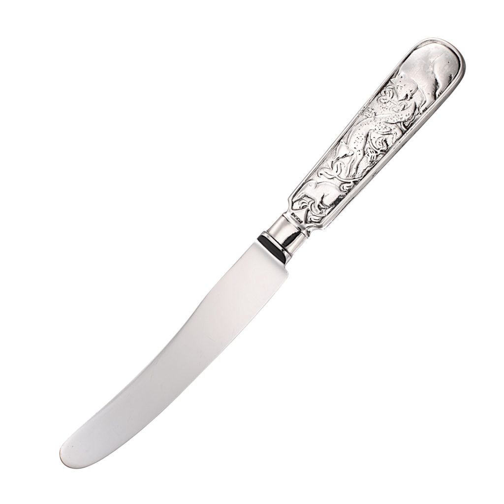 Bjørn, rev og hare barnekniv 18 cm