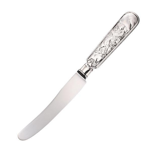 Bjørn, rev og hare barnekniv 18 cm