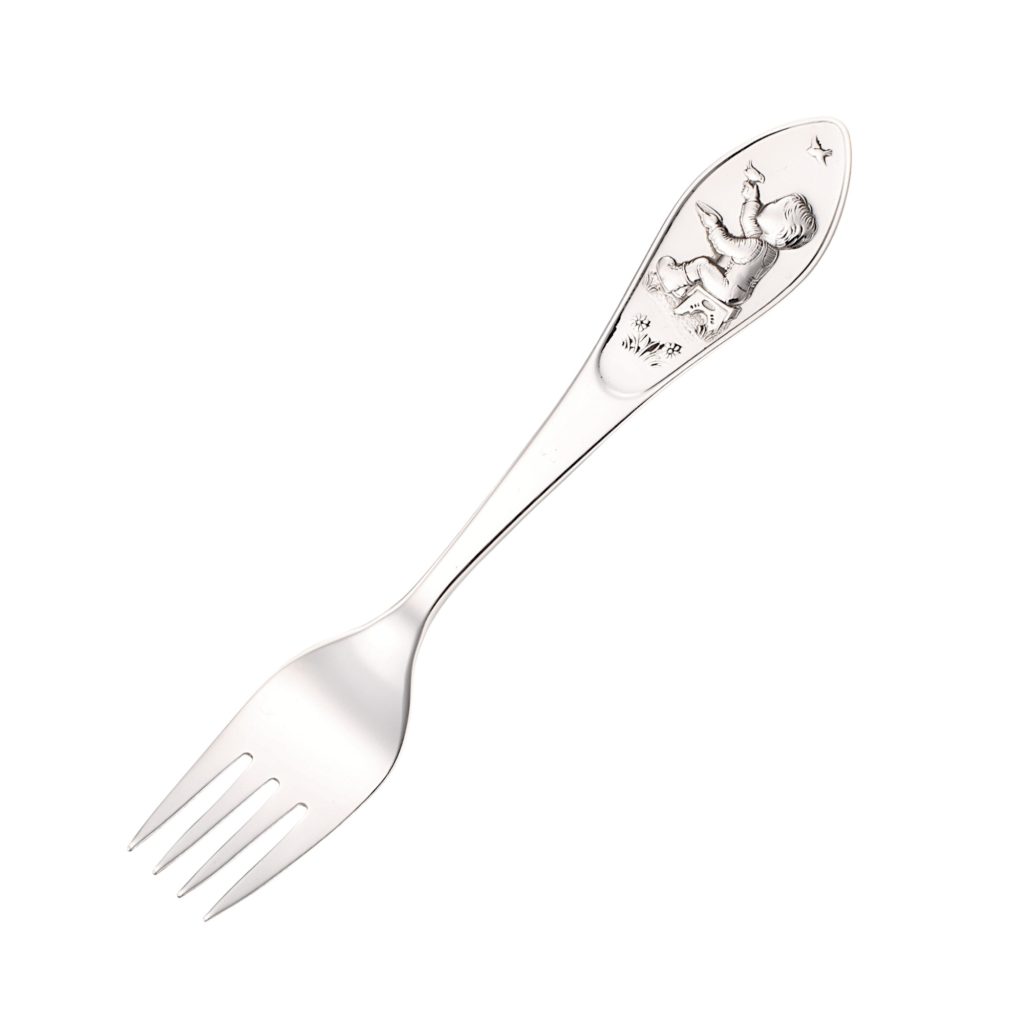 O, Du Som Metter gutt barnegaffel 14,5 cm