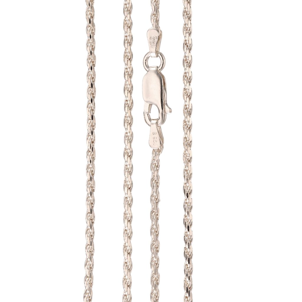 Cordel halskjede 80 x 0,175 cm, sterling
