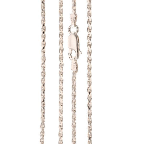 Cordel halskjede 80 x 0,175 cm, sterling