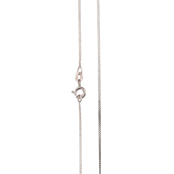 Panser halskjede 46 cm x 0,9 mm, sterling